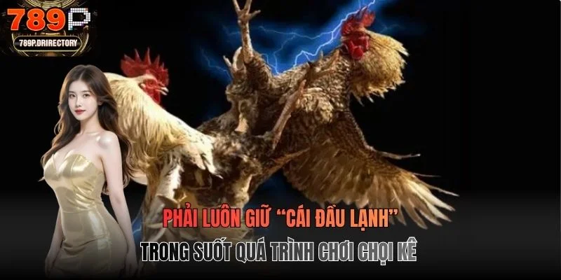Phải luôn giữ “cái đầu lạnh” trong suốt quá trình chơi chọi kê