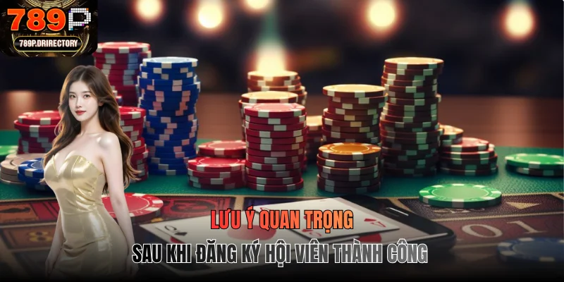 Lưu ý quan trọng sau khi đăng ký hội viên thành công